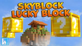Thumbnail of the Minecraft Bedrock Marketplace product Skyblock Lucky Block created by Waypoint Studios.