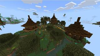 Screenshot of the Minecraft Bedrock Marketplace product Skyblock Mega Islands created by Waypoint Studios.