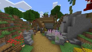 Screenshot of the Minecraft Bedrock Marketplace product Skyblock Mega Islands created by Waypoint Studios.