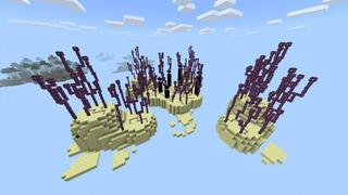 Screenshot of the Minecraft Bedrock Marketplace product Skyblock Mega Islands created by Waypoint Studios.