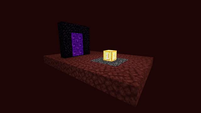 Screenshot of the Minecraft Bedrock Marketplace product Skyblock One Block created by Waypoint Studios.