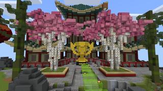 Screenshot of the Minecraft Bedrock Marketplace product Skyblock Parkour III created by Waypoint Studios.