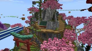 Screenshot of the Minecraft Bedrock Marketplace product Skyblock Parkour III created by Waypoint Studios.
