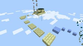 Screenshot of the Minecraft Bedrock Marketplace product Skyblock Parkour created by Waypoint Studios.