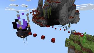 Screenshot of the Minecraft Bedrock Marketplace product Skyblock Parkour created by Waypoint Studios.