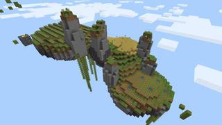 Screenshot of the Minecraft Bedrock Marketplace product Skyblock Parkour created by Waypoint Studios.