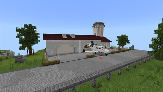 Screenshot of the Minecraft Bedrock Marketplace product Skyblock Planes created by Waypoint Studios.