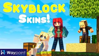Thumbnail of the Minecraft Bedrock Marketplace product Skyblock Skins created by Waypoint Studios.