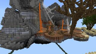 Screenshot of the Minecraft Bedrock Marketplace product Skyblock Skyborne created by Waypoint Studios.