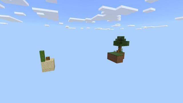 Screenshot of the Minecraft Bedrock Marketplace product Skyblock created by Waypoint Studios.