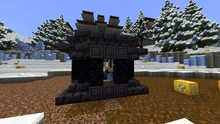 Screenshot of the Minecraft Bedrock Marketplace product Snowy Lucky Blocks created by Waypoint Studios.