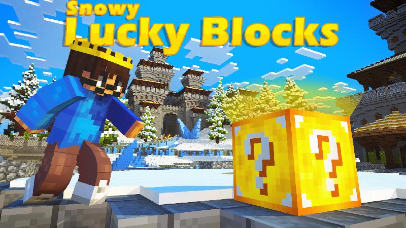 Snowy Lucky Blocks by Waypoint Studios | Chunk - Minecraft Bedrock ...