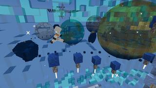 Screenshot of the Minecraft Bedrock Marketplace product Solar Parkour created by Waypoint Studios.