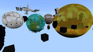 Screenshot of the Minecraft Bedrock Marketplace product Solar Parkour created by Waypoint Studios.