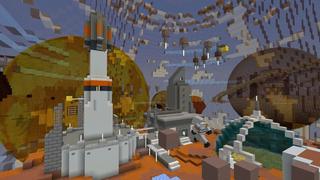 Screenshot of the Minecraft Bedrock Marketplace product Solar Parkour created by Waypoint Studios.
