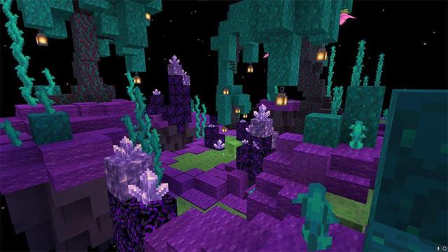 Screenshot of the Minecraft Bedrock Marketplace product Space Battles PvP created by Waypoint Studios.