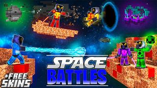 Thumbnail of the Minecraft Bedrock Marketplace product Batailles spatiales PvP created by Waypoint Studios.