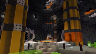 Screenshot of the Minecraft Bedrock Marketplace product Space Bed Wars created by Waypoint Studios.