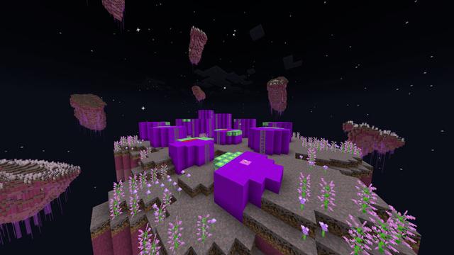 Screenshot of the Minecraft Bedrock Marketplace product Space Mini-Golf created by Waypoint Studios.