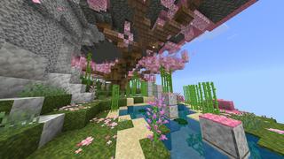 Screenshot of the Minecraft Bedrock Marketplace product Spiral Parkour created by Waypoint Studios.