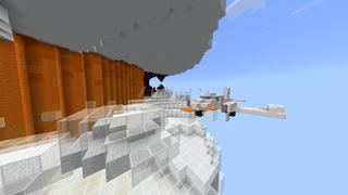 Screenshot of the Minecraft Bedrock Marketplace product Spiral Parkour created by Waypoint Studios.