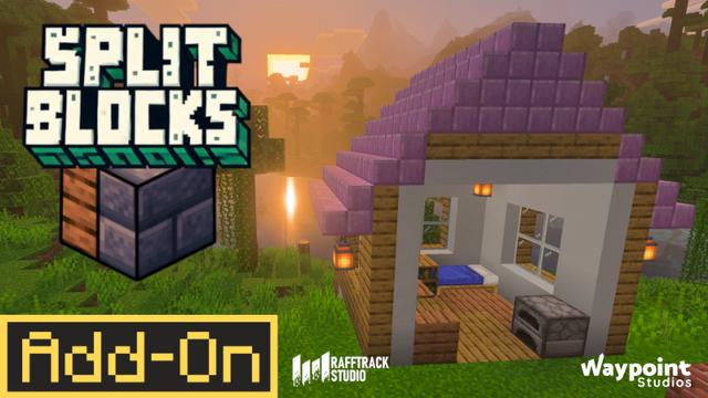 Thumbnail of the Minecraft Bedrock Marketplace product SplitBlocks created by Waypoint Studios.