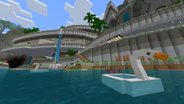 Screenshot of the Minecraft Bedrock Marketplace product Spy Hideout created by Waypoint Studios.