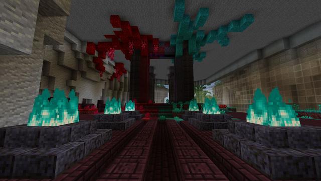 Screenshot of the Minecraft Bedrock Marketplace product Spy Hideout created by Waypoint Studios.