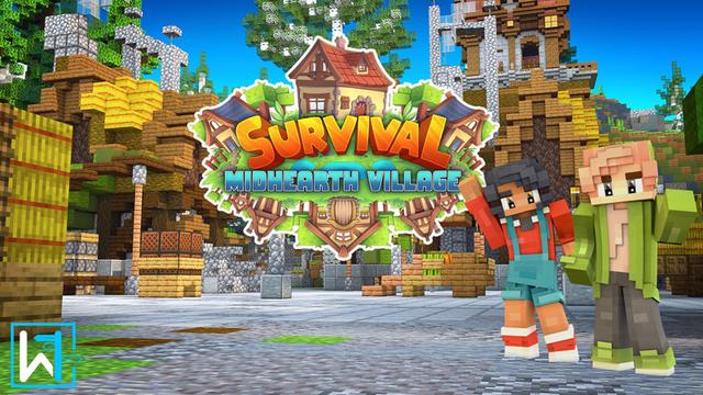 Thumbnail of the Minecraft Bedrock Marketplace product Überleben im Dorf Midhearth created by Waypoint Studios.
