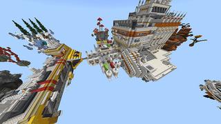 Screenshot of the Minecraft Bedrock Marketplace product Teleport Bow Skyblock created by Waypoint Studios.