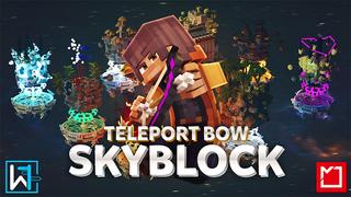 Thumbnail of the Minecraft Bedrock Marketplace product Teleport Bow Skyblock created by Waypoint Studios.