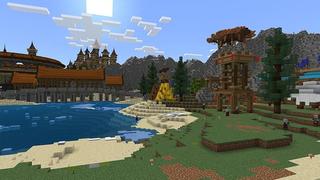 Screenshot of the Minecraft Bedrock Marketplace product The Valley Kingdom created by Waypoint Studios.