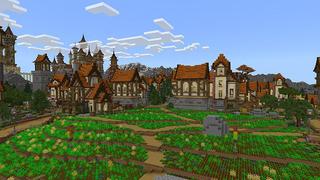 Screenshot of the Minecraft Bedrock Marketplace product The Valley Kingdom created by Waypoint Studios.