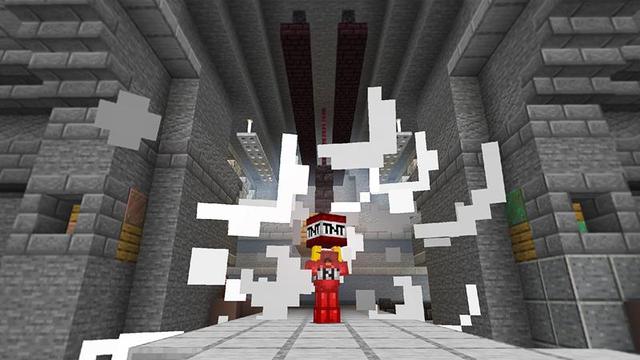 Screenshot of the Minecraft Bedrock Marketplace product TNT Tag created by Waypoint Studios.