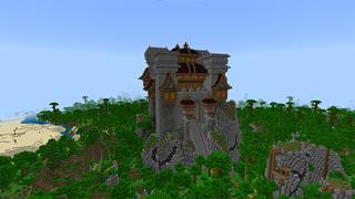 Screenshot of the Minecraft Bedrock Marketplace product Town of Pumpkin created by Waypoint Studios.