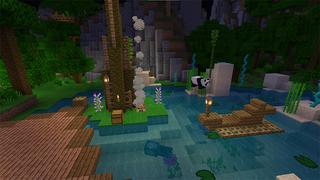 Screenshot of the Minecraft Bedrock Marketplace product Town of Pumpkin created by Waypoint Studios.