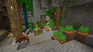 Screenshot of the Minecraft Bedrock Marketplace product Town of Pumpkin created by Waypoint Studios.