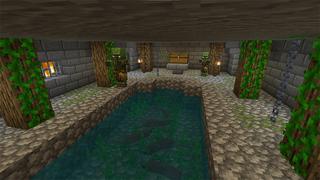 Screenshot of the Minecraft Bedrock Marketplace product Town of Pumpkin created by Waypoint Studios.