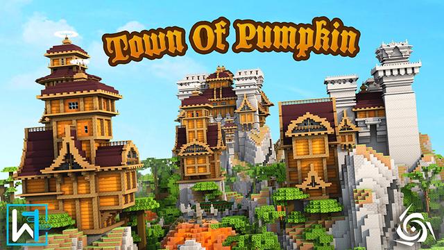 Thumbnail of the Minecraft Bedrock Marketplace product Town of Pumpkin created by Waypoint Studios.