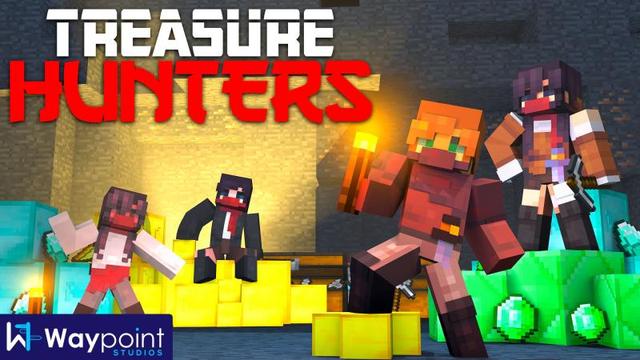 Thumbnail of the Minecraft Bedrock Marketplace product Treasure Hunters created by Waypoint Studios.
