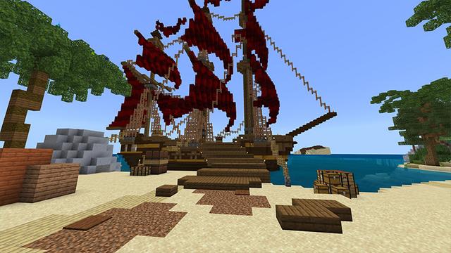 Screenshot of the Minecraft Bedrock Marketplace product Treasure Island created by Waypoint Studios.