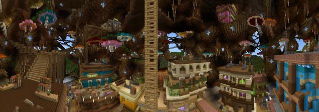 Panorama of the Minecraft Bedrock Marketplace product Tree Civilization created by Waypoint Studios.