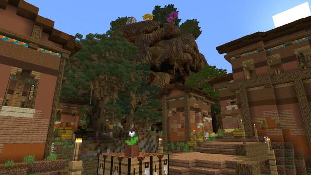 Screenshot of the Minecraft Bedrock Marketplace product Tree Civilization created by Waypoint Studios.