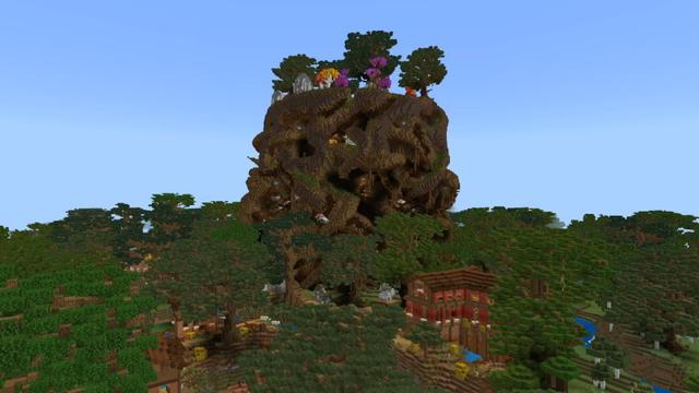 Screenshot of the Minecraft Bedrock Marketplace product Tree Civilization created by Waypoint Studios.