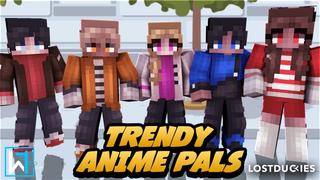 Thumbnail of the Minecraft Bedrock Marketplace product Trendy Anime Pals created by Waypoint Studios.