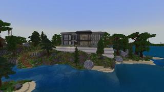 Screenshot of the Minecraft Bedrock Marketplace product Trillionaire Mansion created by Waypoint Studios.