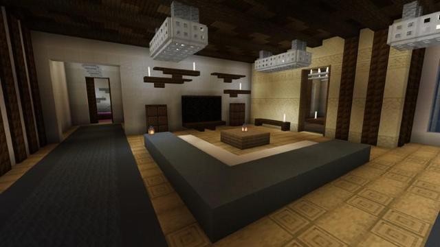 Screenshot of the Minecraft Bedrock Marketplace product Trillionaire Mansion created by Waypoint Studios.