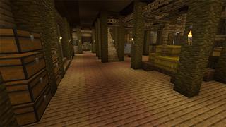 Screenshot of the Minecraft Bedrock Marketplace product Tropical Fisher Town created by Waypoint Studios.