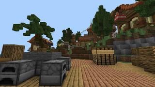Screenshot of the Minecraft Bedrock Marketplace product Tropical Island created by Waypoint Studios.