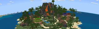 Panorama of the Minecraft Bedrock Marketplace product Tropical Millionaire Resort created by Waypoint Studios.